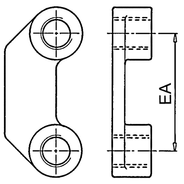 Bloc Dent Double Ecrou 16X150 EA 50 (unite) référence fournisseur 5972280